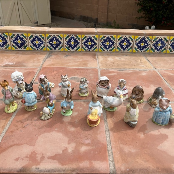 Beatrix Potter Mr. Benjamin Bunny England 1975 Figurine - Picture 6 of 6